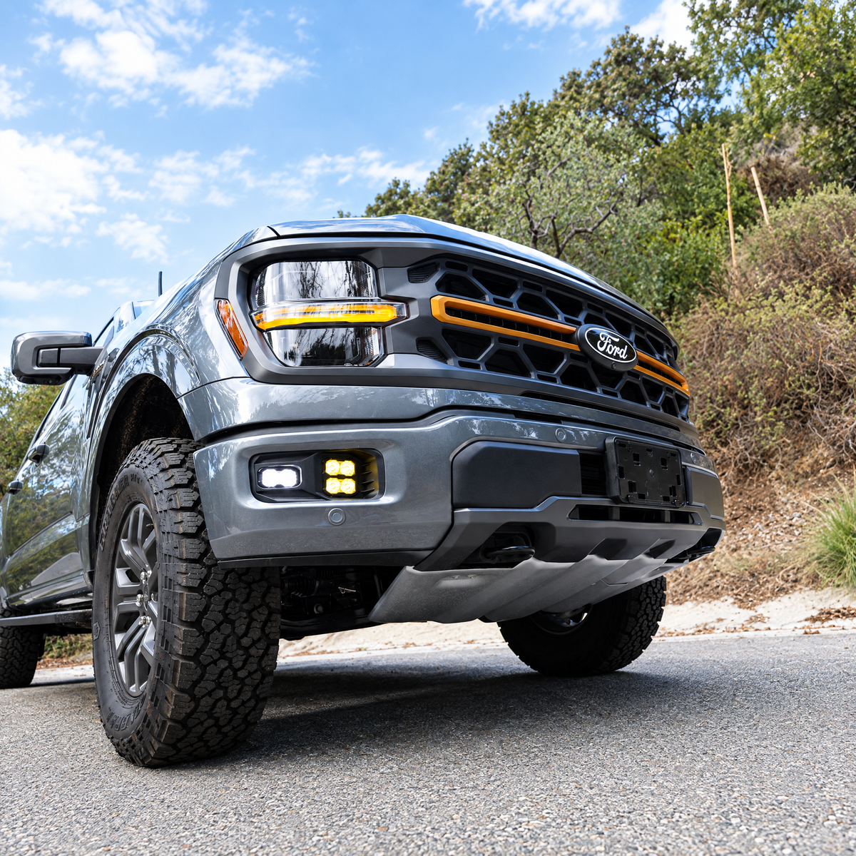 2024+ Ford F150 Tremor Standard Bumper Fog Light Kit