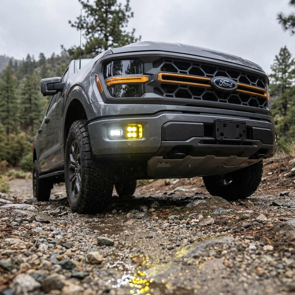 2024+ Ford F150 Tremor Standard Bumper Fog Light Kit