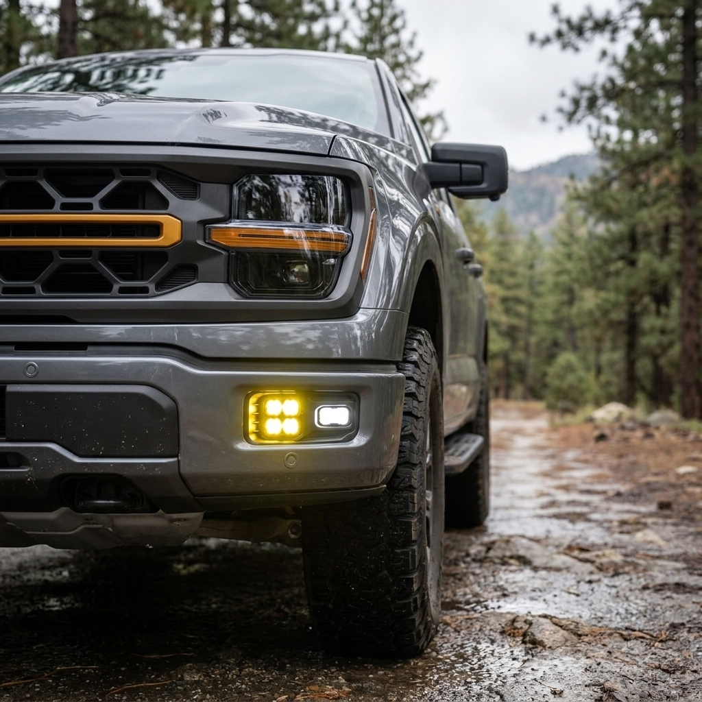 2024+ Ford F150 Tremor Standard Bumper Fog Light Kit