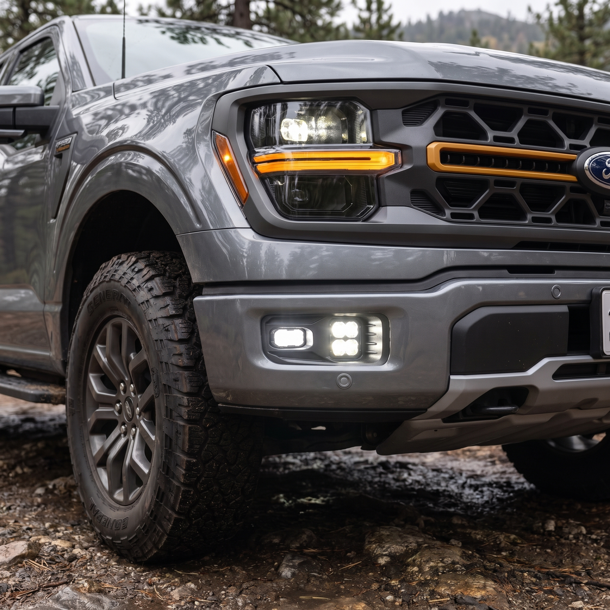 2024+ Ford F150 Tremor Standard Bumper Fog Light Kit