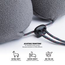 Load image into Gallery viewer, Hooded Travel Neck Pillow