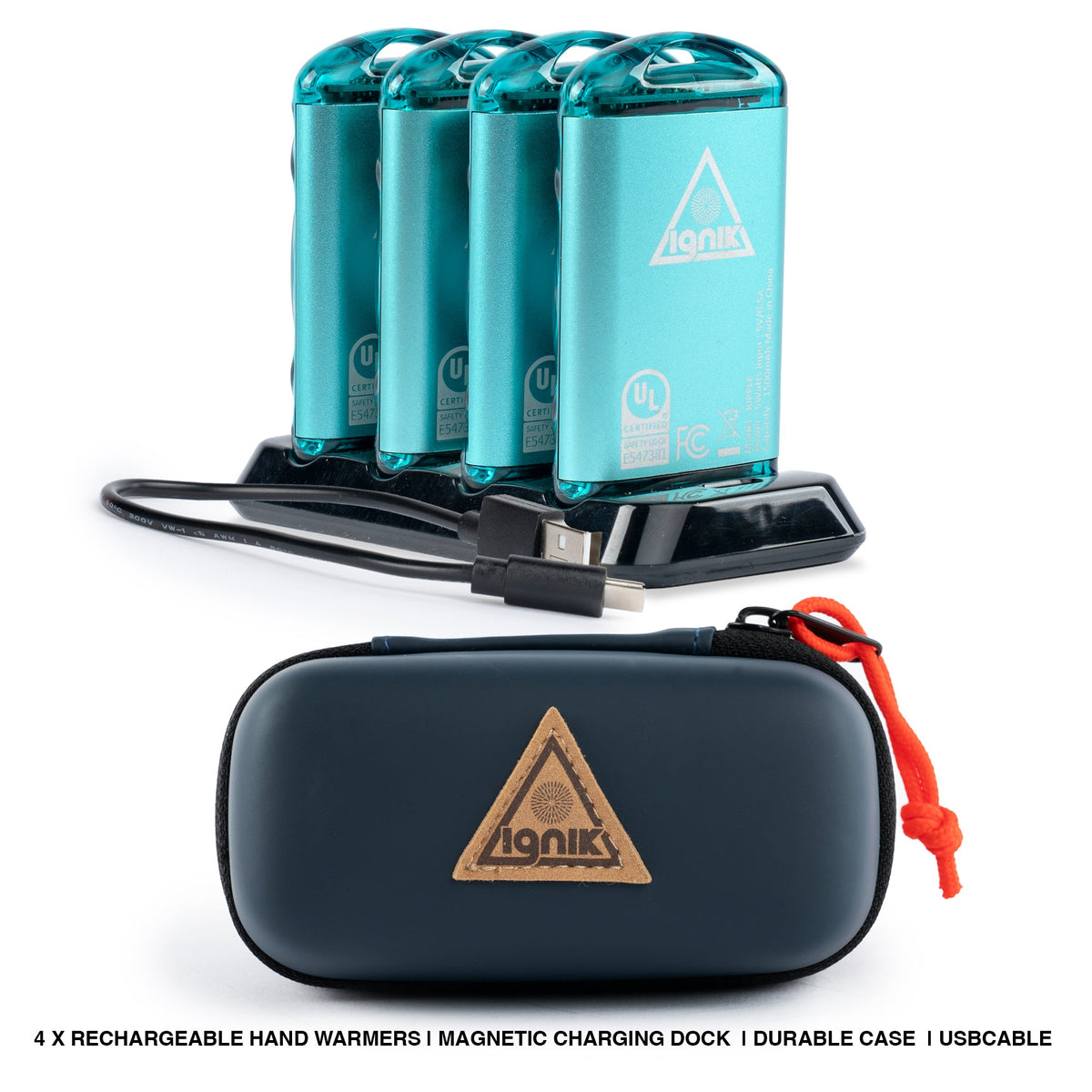 Ripple Rechargeable Hand Warmers 4-Pack