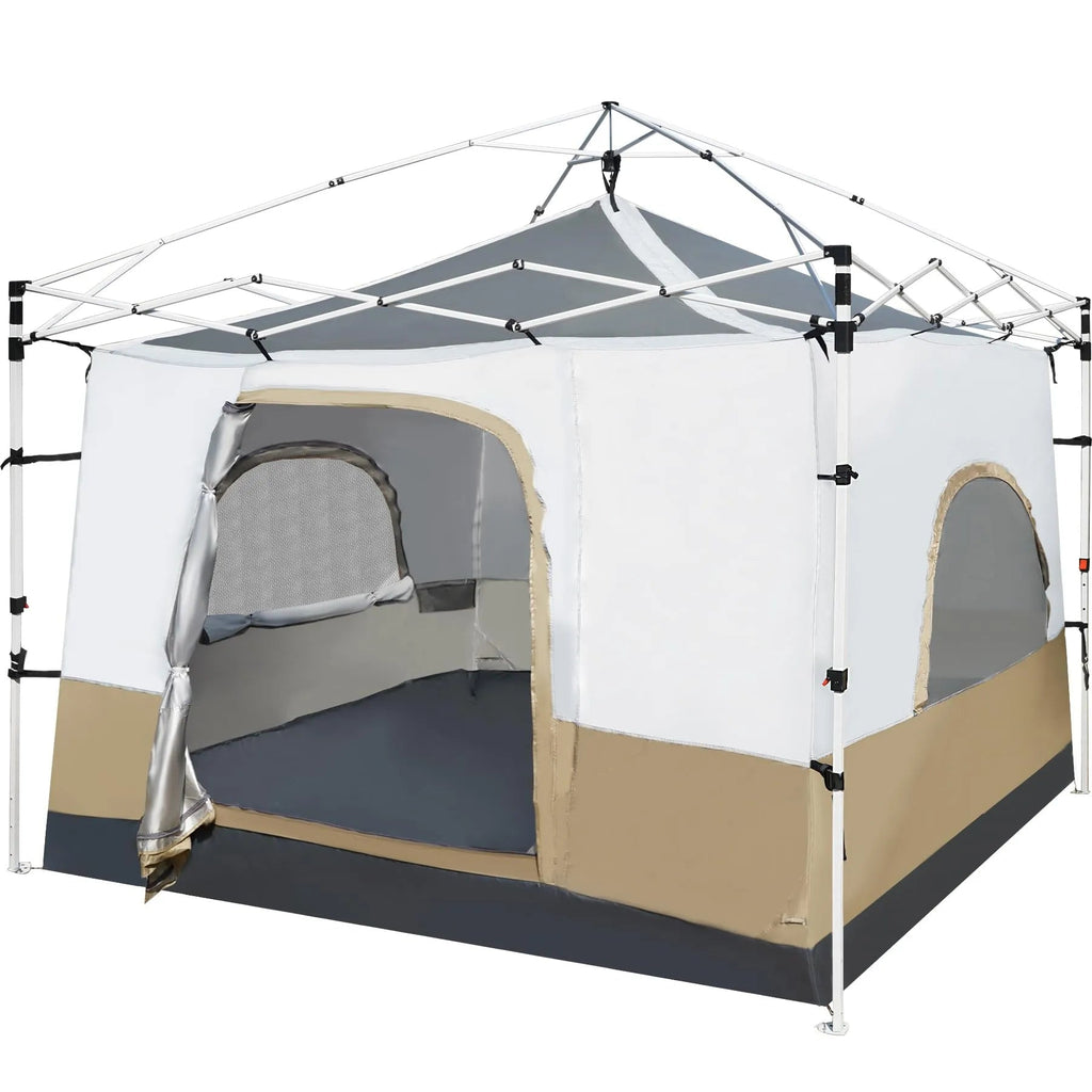 Camping Cube Inner Tent for 10'x10' Pop Up Canopy (Canopy & Frame NOT Included)