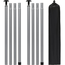Load image into Gallery viewer, Aluminum Adjustable Telescoping Tarp Poles