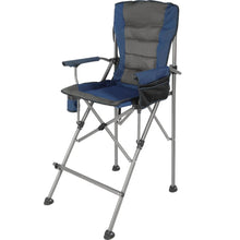 Load image into Gallery viewer, Extra Tall Folding Chair with High Back and Hard Arms
