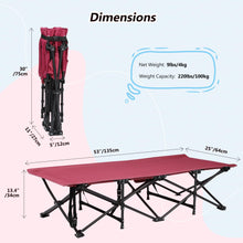 Load image into Gallery viewer, Folding Kids Cot for Sleeping
