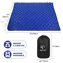 Load image into Gallery viewer, Waterproof Stadium Blanket with Sherpa Lining