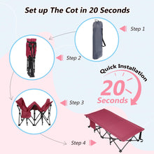 Load image into Gallery viewer, Folding Kids Cot for Sleeping