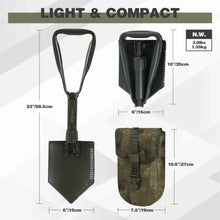 Load image into Gallery viewer, Military Folding Camping Shovel