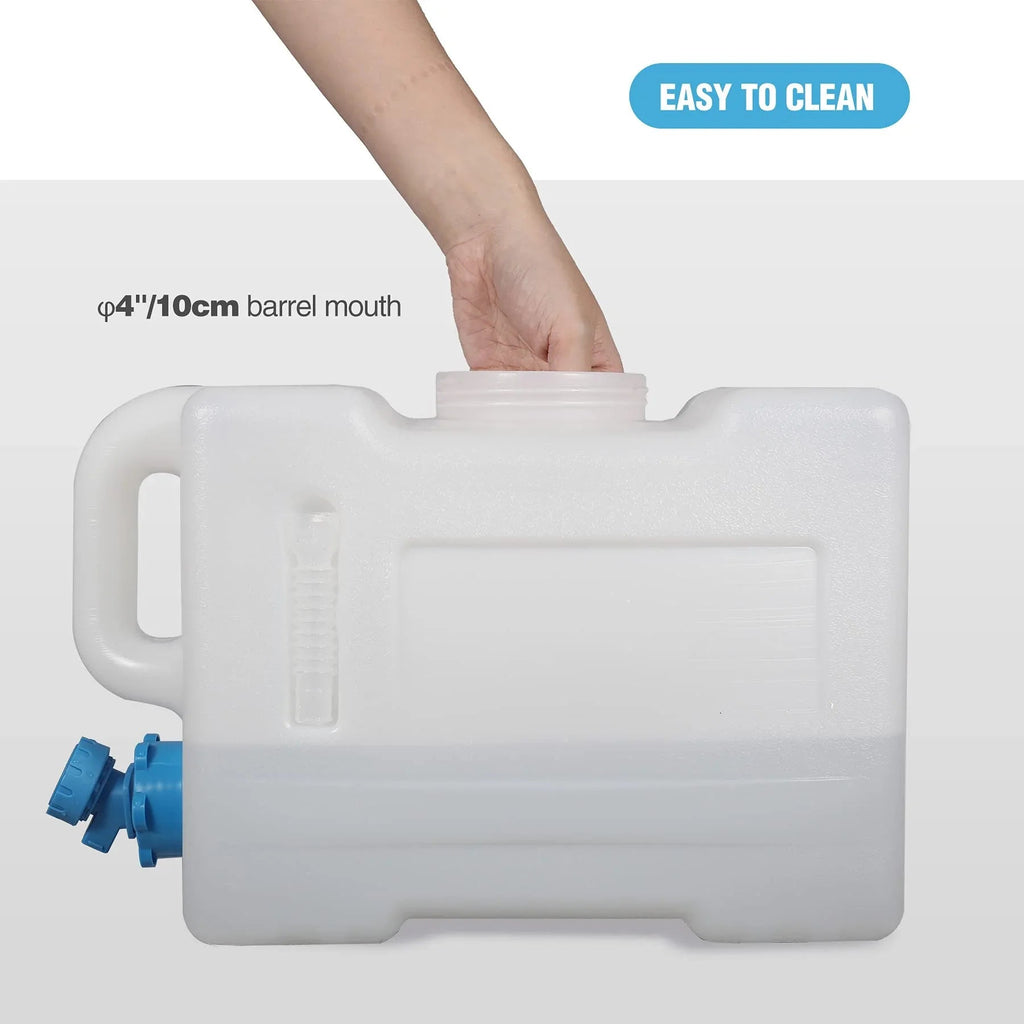 Portable Camping Water Container with Spigot and Wheels