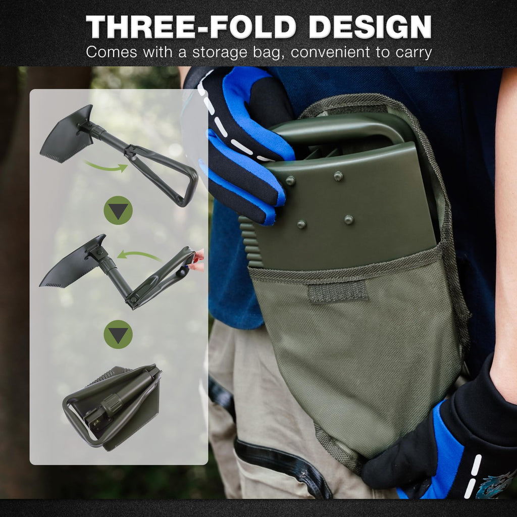 Military Folding Camping Shovel