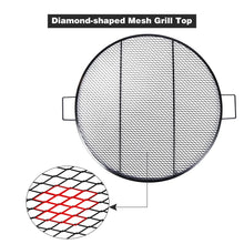 Load image into Gallery viewer, Foldable Fire Pit Grill Cooking Grate with Handle