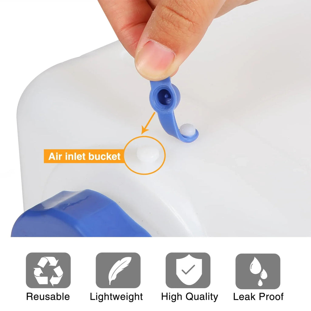 Portable Camping Water Container with Spigot and Wheels