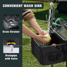 Load image into Gallery viewer, Portable Camping Kitchen Table with Storage Organizer for Outdoor