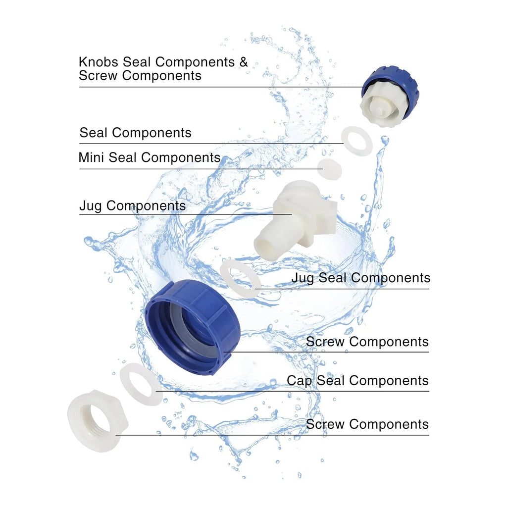 Portable Camping Water Container with Spigot and Wheels