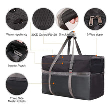 Load image into Gallery viewer, 60/75/96L/100L Large Foldable Travel Bag Lightweight Sports Bag