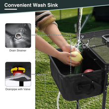 Load image into Gallery viewer, Portable Camping Kitchen Table with Storage Organizer for Outdoor