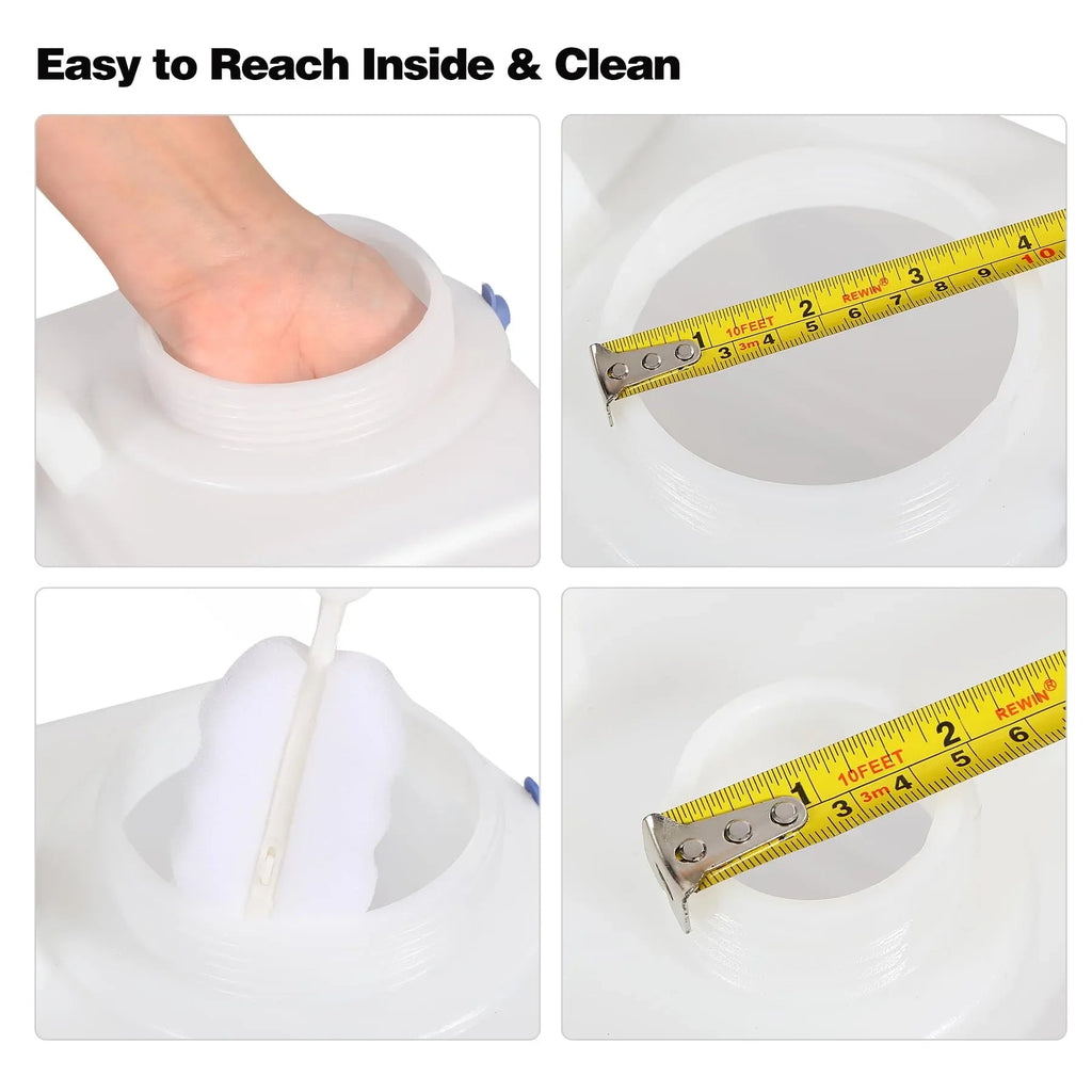 Portable Camping Water Container with Spigot and Wheels