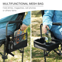 Load image into Gallery viewer, Extra Tall Folding Chair with High Back and Hard Arms