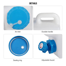 Load image into Gallery viewer, Portable Camping Water Container with Spigot and Wheels