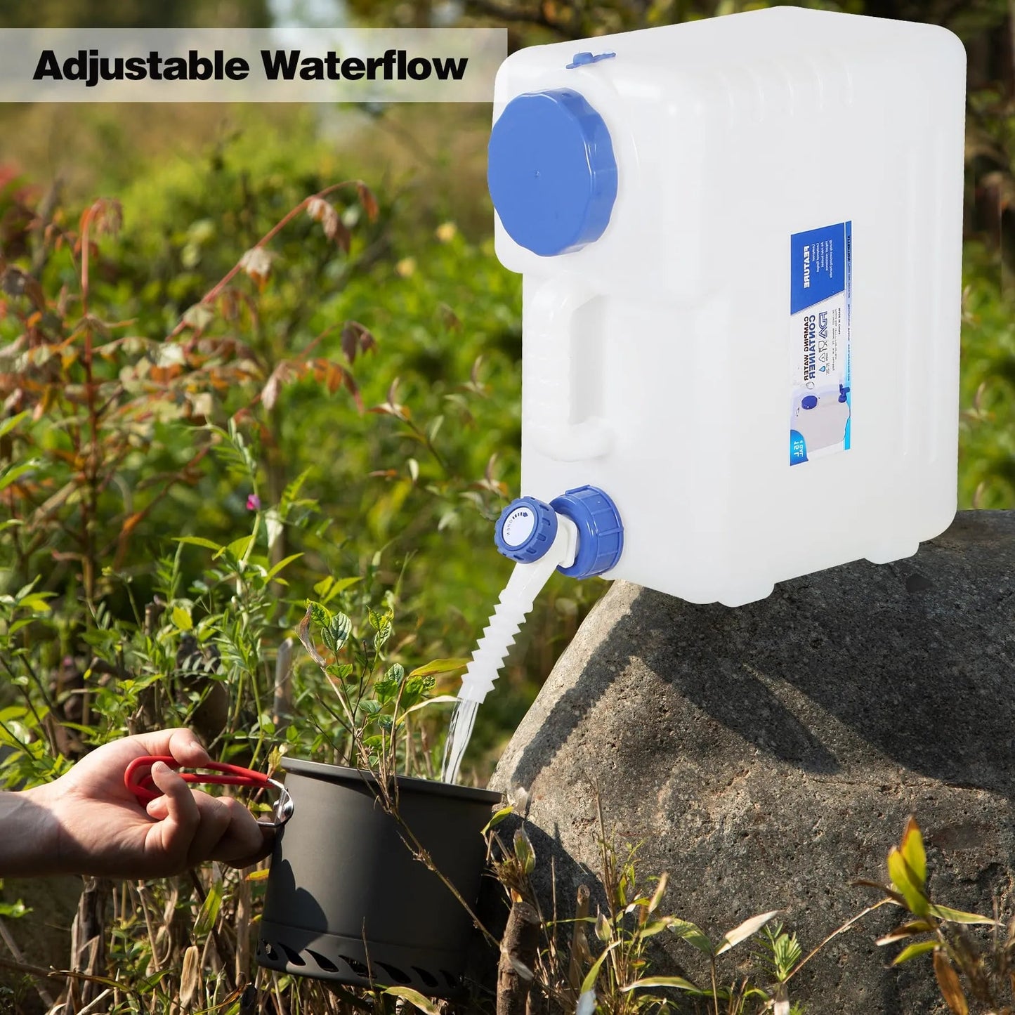 Portable Water Container with Spigot
