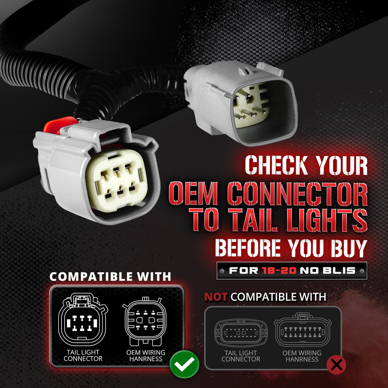 Ford F150 Tailgate LED Light Bar Bundle: Redline Parlux LED Tailgate Light Bar with F150 Quick Connect Harness Kit