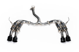 Invidia [22-25 WRX] R400 Gemini Single Layer Quad Black Tip Cat-Back Exhaust | HS22WRXGM4SB