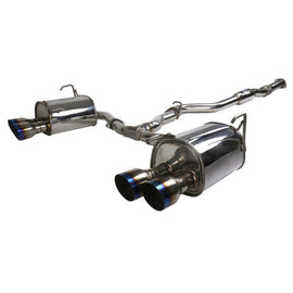 Invidia [15-21 WRX/STI] Q300 Cat Back Exhaust w/ Single Wall Titanium Tips | HS15STIG2T