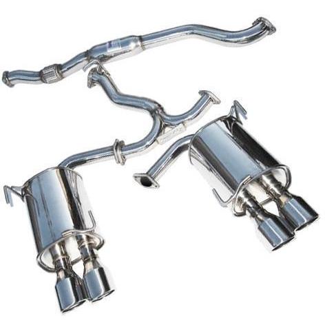 Invidia Q300 Quad Polished Tip Cat Back Exhaust WRX/STI Sedan 2011-2014 | HS11STIG3S