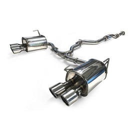 Invidia [15-21 WRX/STI] Q300 Cat Back Exhaust w/ Single Wall Stainless Steel Tips | HS15STIG2S