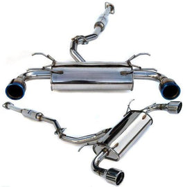 IInvidia 13-22 BRZ / 13-16 FRS/ 17-21 GT86 / 2022 GR86 Q300 Cat Back Exhaust Titanium Tips | HS12SSTG3T