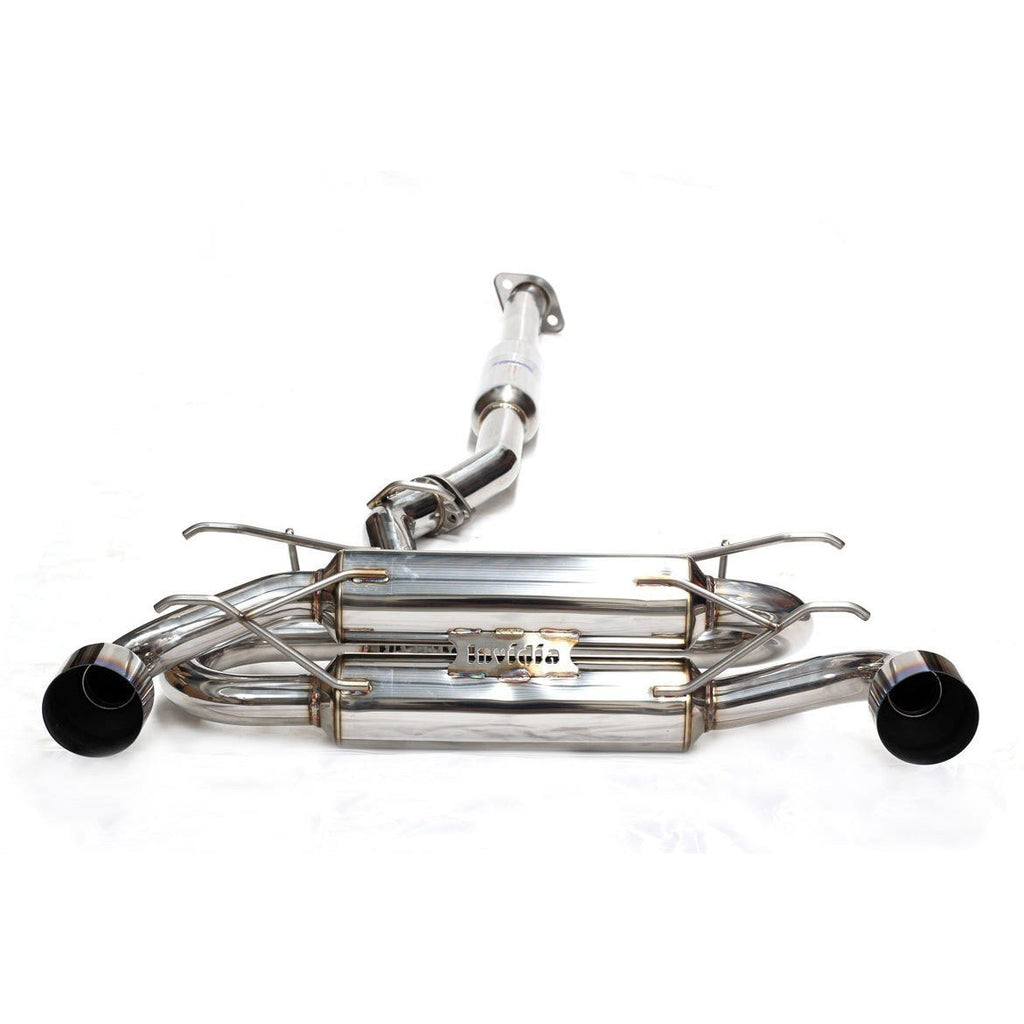 Invidia [13-22 BRZ, 13-16 FRS, 17-21 GT86, 2022 GR86] Gemini R400 Dual Stainless Steel Tip Exhaust | HS12SST7GM1SS