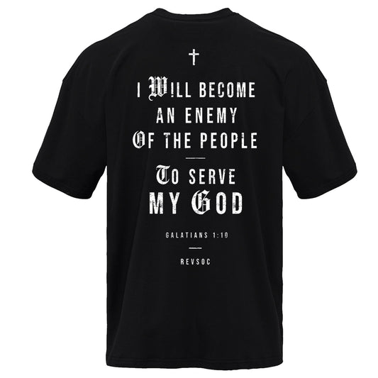 I Will Become An Enemy To The People Heavyweight Men's T-Shirt