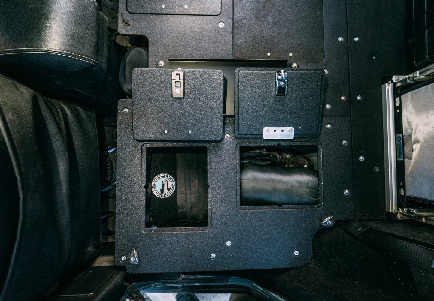 Legacy Product - Jeep Wrangler 2007-2018 JKU 4 Door - Second Row Seat Delete Plate System