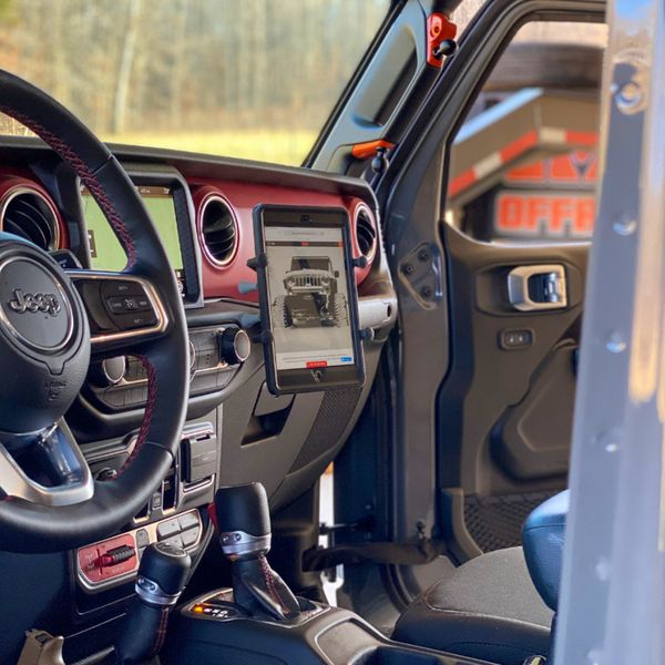 2018 - 2023 Jeep Wrangler JL/JLU Grab Bar Ball Mount