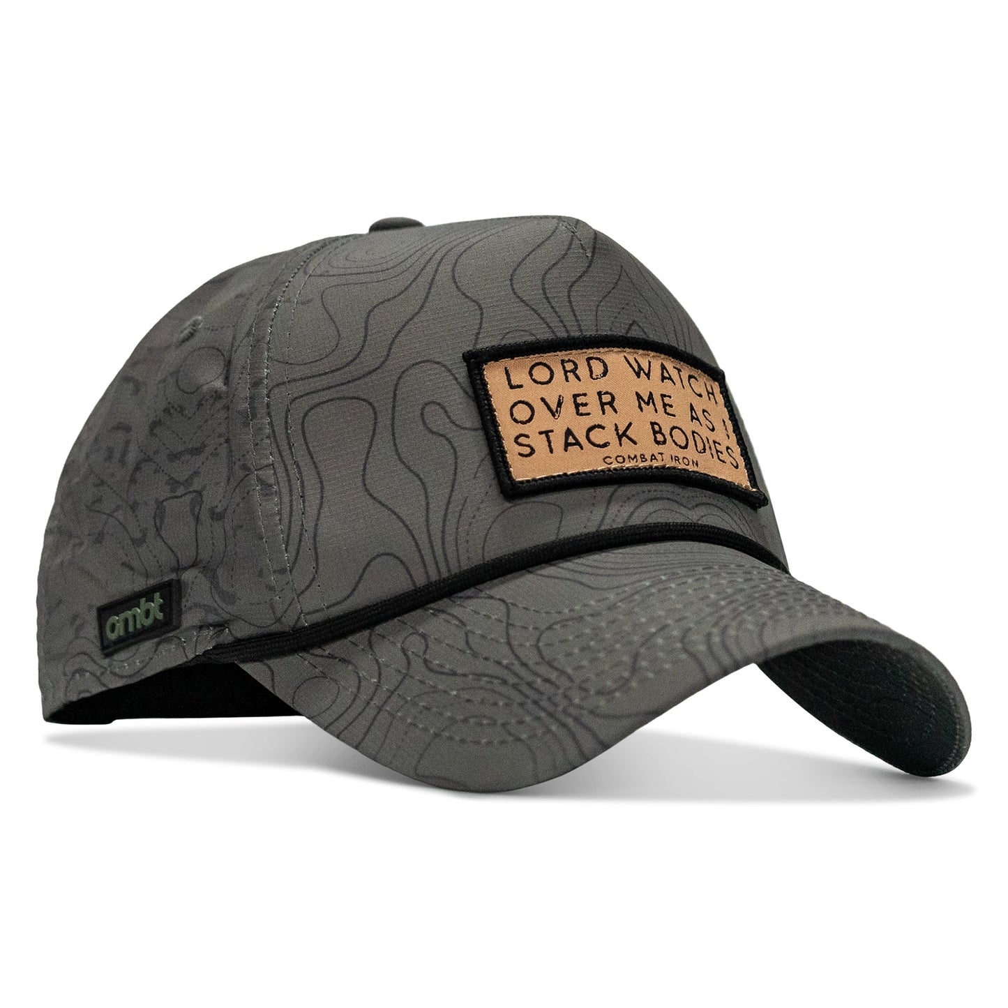 Lord Watch Over Me As I Stack Bodies (Tan) Patch Waterproof Weekender Snapback