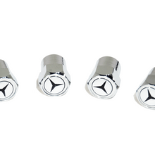 Load image into Gallery viewer, Chrome Valve Stem Tire Caps, Style: Mercedes