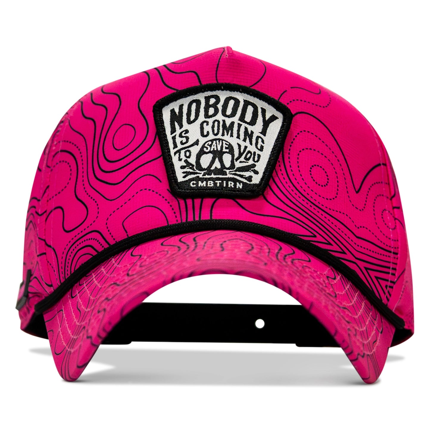 Nobody Is Coming To Save You Skull Patch Waterproof Weekender Snapback