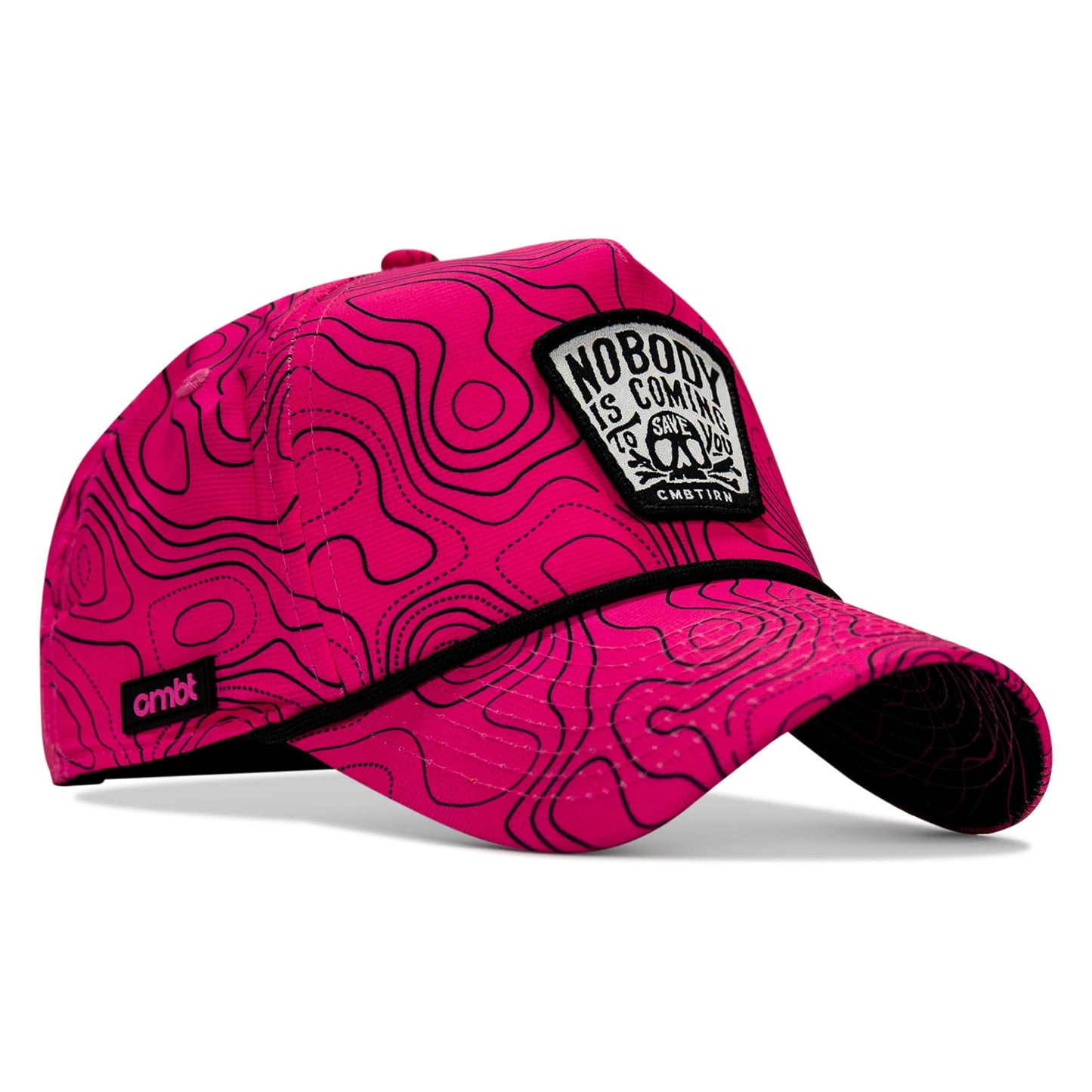 Nobody Is Coming To Save You Skull Patch Waterproof Weekender Snapback