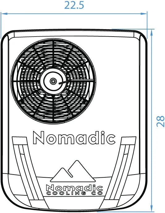 Nomadic Cooling X2 24v Air Conditioner
