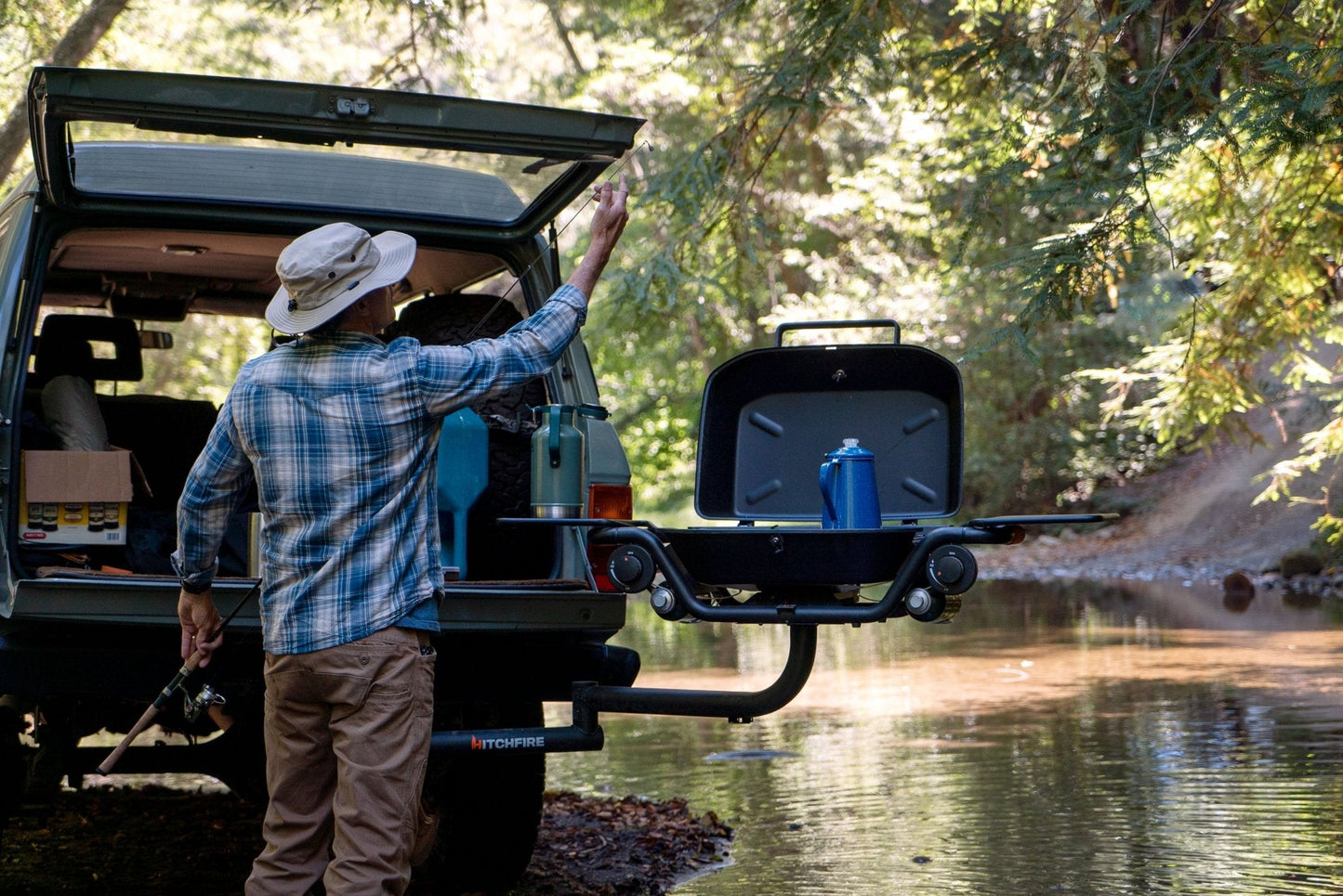 Open Box: Forge 15 Hitch Mounted Propane Grill