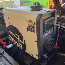 Load image into Gallery viewer, Close-up of LF Bros Diesel Air Heater showing detailed features and design, expertly installed by Dirtbox Overland.
