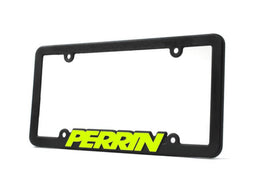 PERRIN License Plate Frame - Black w/Neon Yellow Lettering | ASM-BDY-500NY