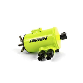 Perrin 02-14 WRX / 04-21 STI / 05-09 LGT Air Oil Separator Neon Yellow w/ FMIC | PSP-ENG-607NY