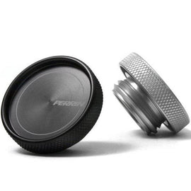 Perrin Oil Cap Round Style Black Most Subaru Models | PSP-ENG-711BK