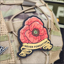 Load image into Gallery viewer, 'Never Forgotten' Poppy - May 2023 POTM - 3 Inch PVC Patch