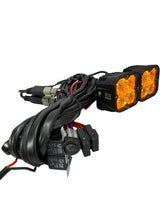 Load image into Gallery viewer, Amber Backlit Race Pod Pair Bundle With Wiring Harness