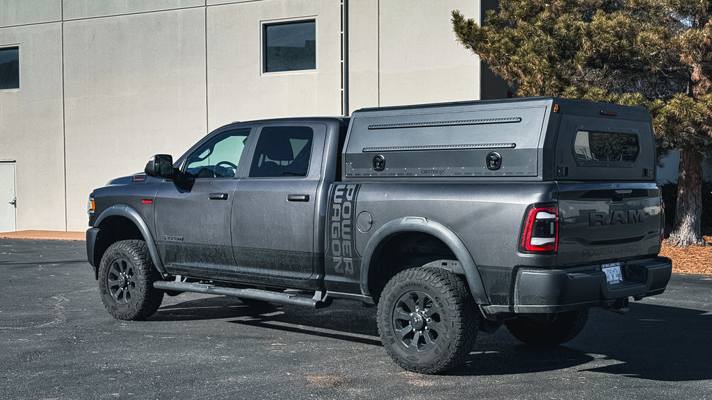 Gull Wing Truck Cap Topper & Overland Camper Shell for Work, Camping & Off-Road | Dirtbox Overland