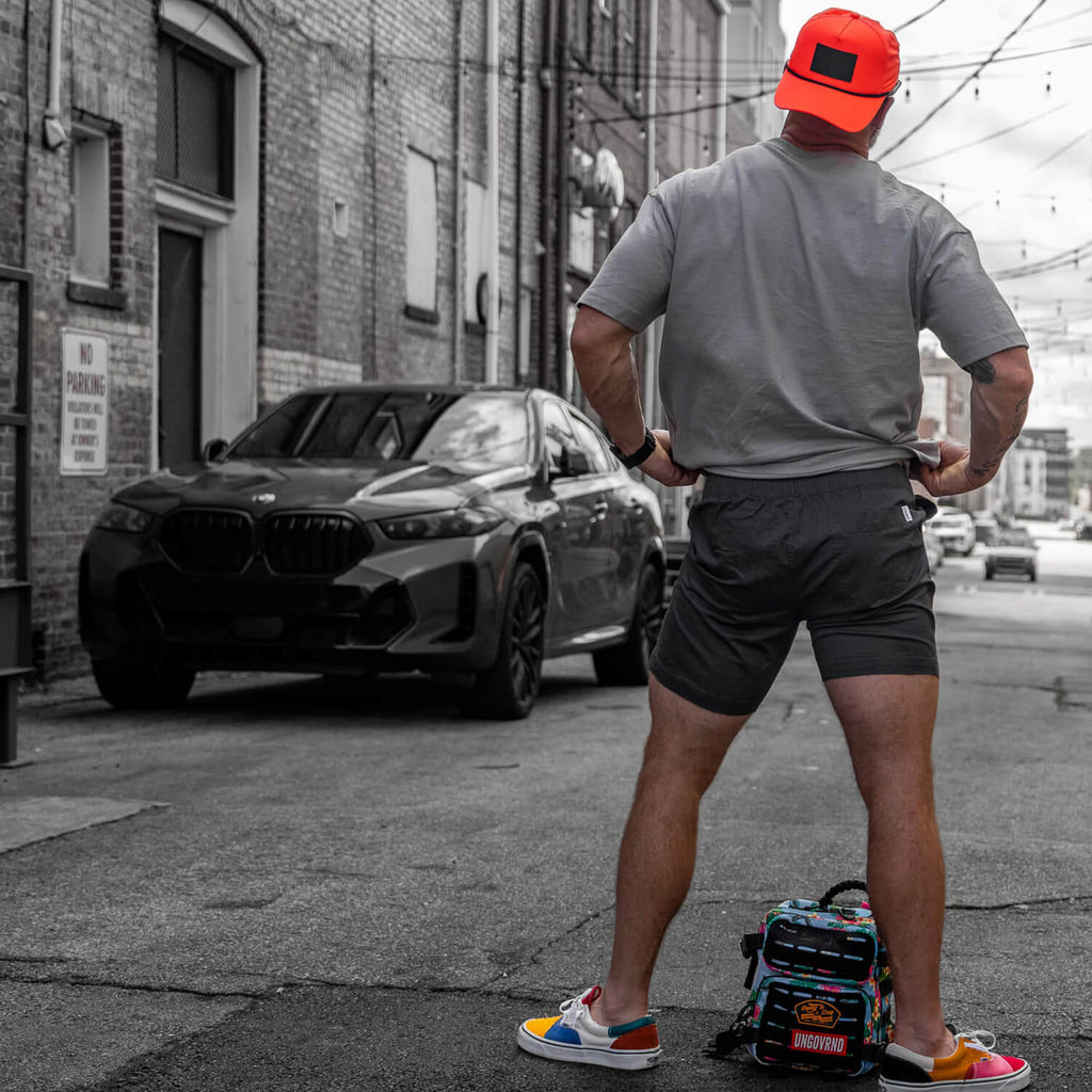 American Flag Patch Weekender Performance Snapback Hat