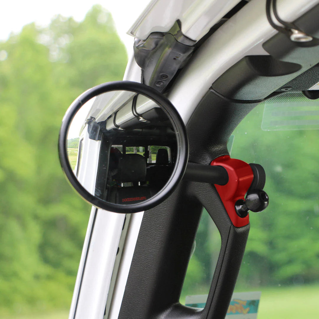 A-Pillar Side Mirror Set For 2024+ Jeep Wrangler JL & Gladiator - CMM Offroad